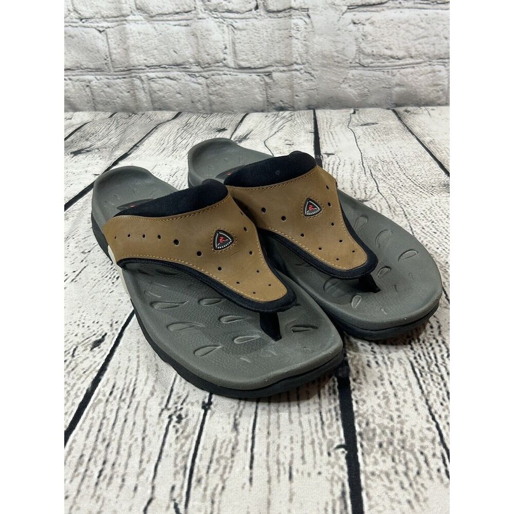 Ecco Men’s Brown Flip Flop Comfort Style Sandals Size US 8/EU41